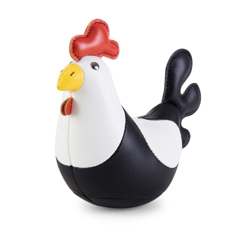 【书挡】雄鸡 Rooster 摆饰 | 居家摆饰 生肖礼 三合贵人鸡牛蛇 - 摆饰 - 人造皮革 多色