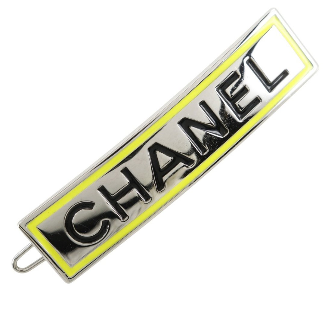 [日本直送] CHANEL 标志发夹金属银/黄色 B21B 女款 [二手] - 发饰 - 其他金属 银色