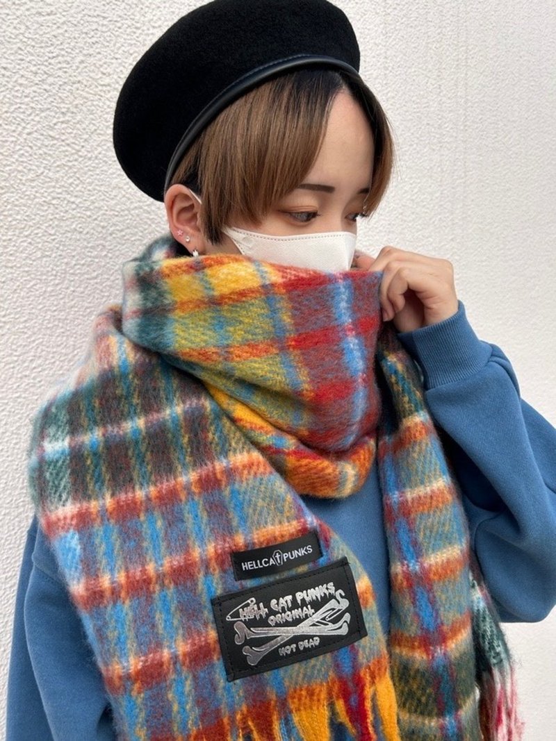 检查消音器/多色/F尺寸/hellcatpunks/hcp-gd-0109 - 围巾/披肩 - 压克力 多色