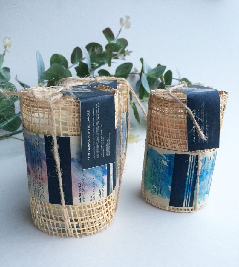 Candle lighting, housewarming gifts idea, Christmas candle, scented candle, table candle, fragrance candle - 蜡烛/烛台 - 蜡 白色