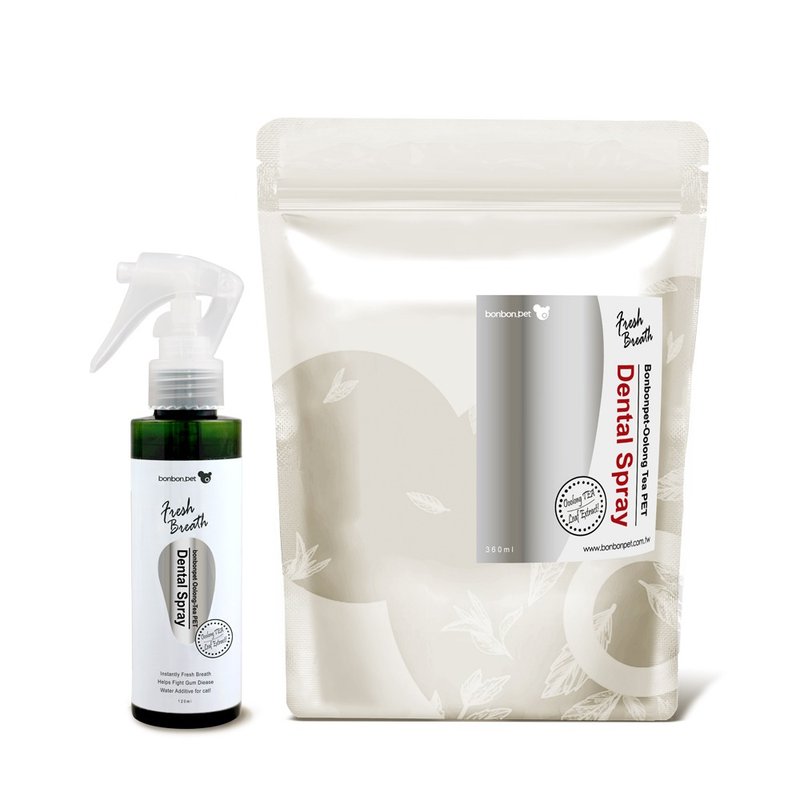 蹦蹦跳 小乌龙/完全清新/洁牙喷雾+补充包共480ml - 清洁/美容 - 其他材质 