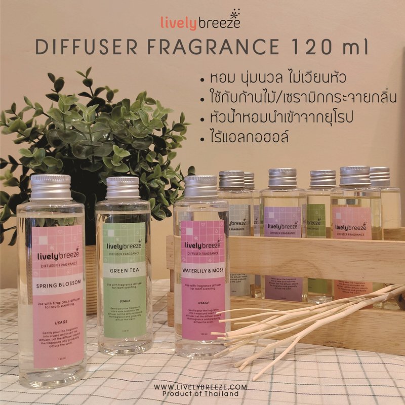 Diffuser Fragrance 120 ml - 香薰/精油/线香 - 塑料 多色
