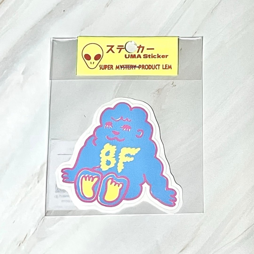粉彩大脚怪 Bigfoot 贴纸 - 贴纸 - 塑料 