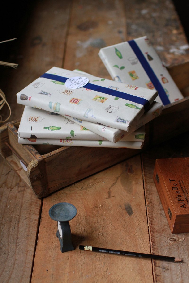 Fion 2018 年历＋包装纸优惠组合 - 年历/台历 - 纸 蓝色