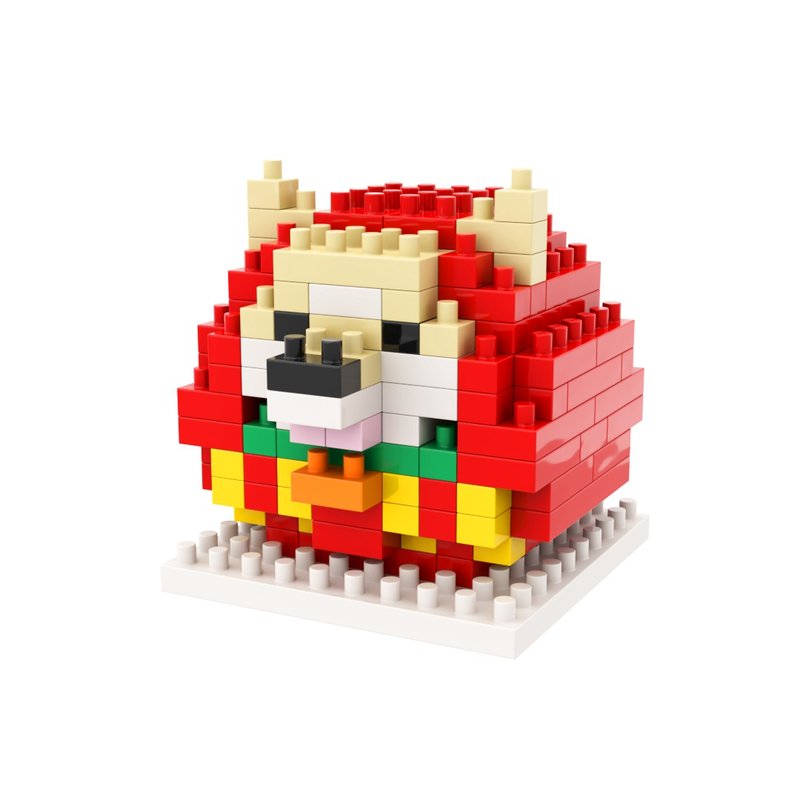 Archbrick 日本柴犬达摩 Pixel 积木 Nanoblock - 玩偶/公仔 - 塑料 多色
