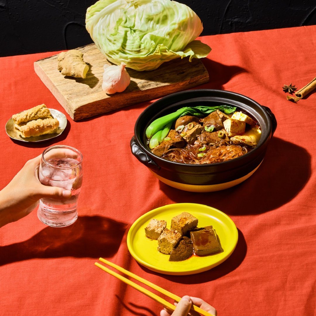 初耘-隐藏锅底组 清炖牛肉面+麻辣豆腐鸭血(共2盒) - 料理包 - 其他材质 