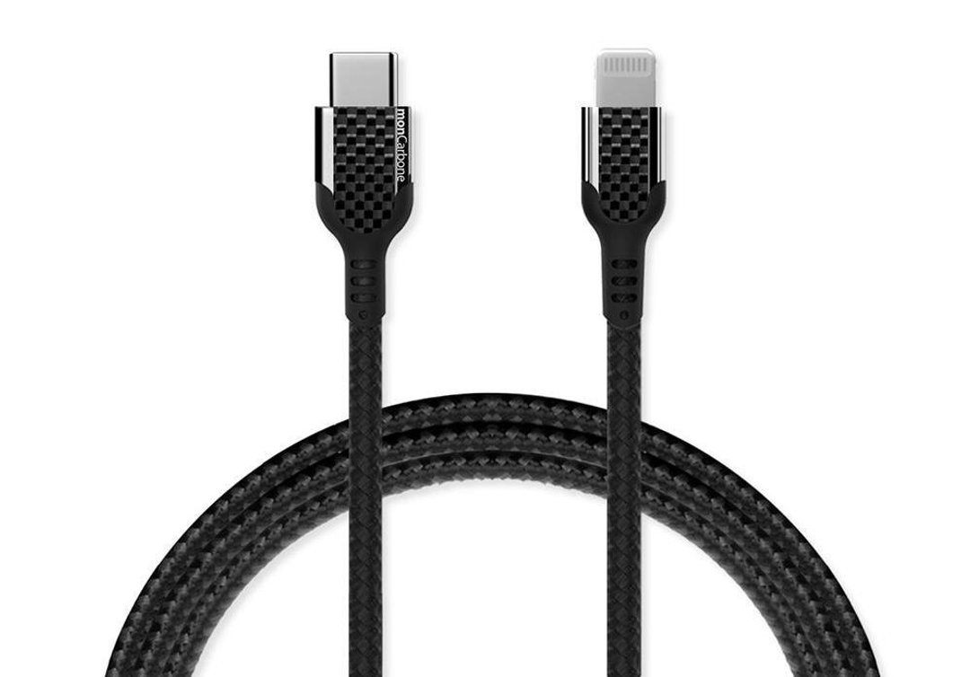碳纤维 USB-C to C 快速充电传输线 - 充电宝/传输线 - 碳纤维 黑色