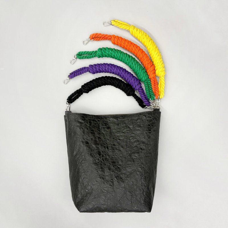 【东京直送】特殊机能环保绳索斜背包 black × 5色 - 手提包/手提袋 - 防水材质 多色