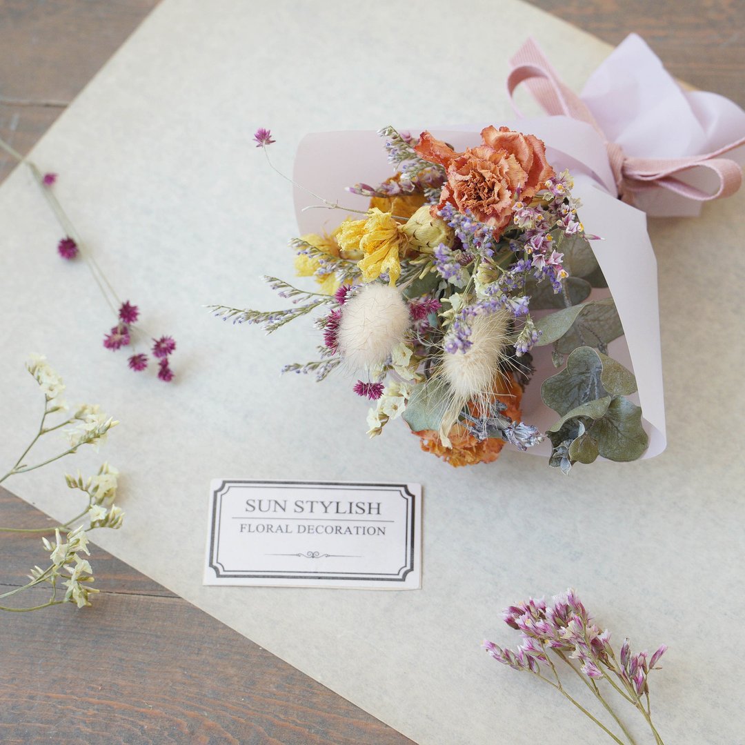 DIY 多用途花束礼盒 / 咖啡花茶 x 手作花束材料包 - 植栽 - 植物．花 