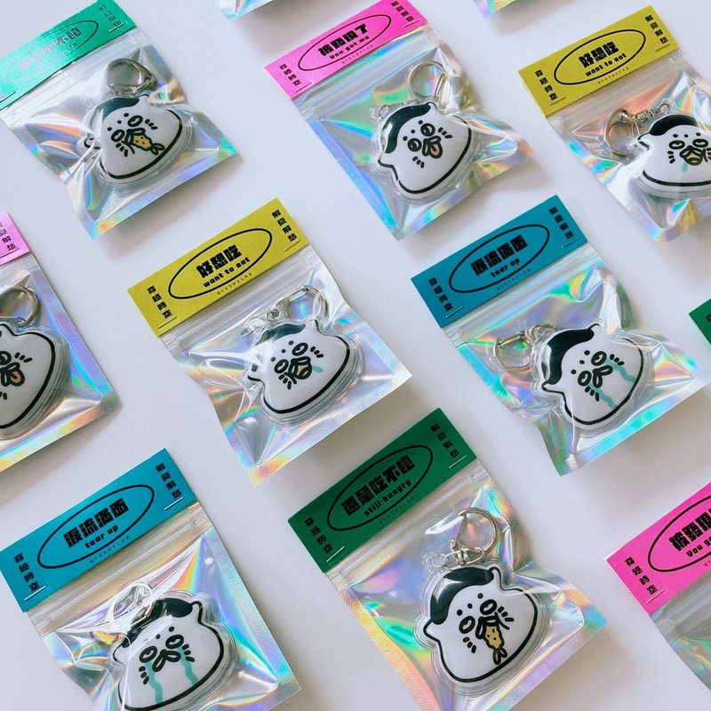 五郎解忧充气钥匙圈(共四款) - 钥匙链/钥匙包 - 塑料 