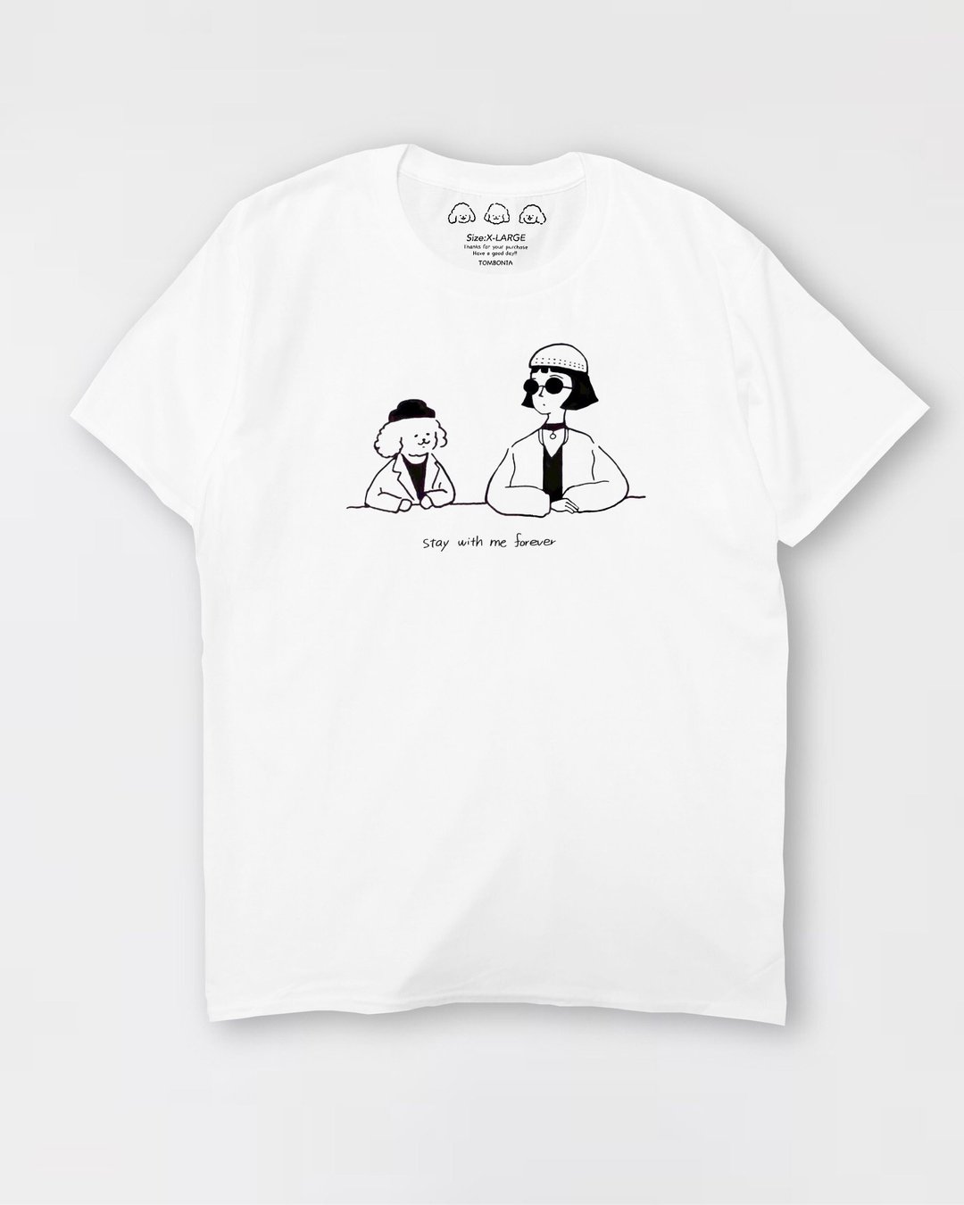 Muck with Matilda t-shirts White - 女装 T 恤 - 棉．麻 白色