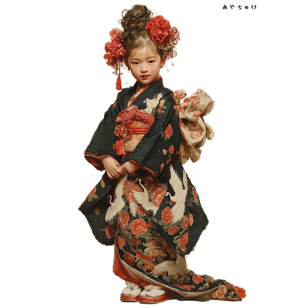 【12月新品4】07-114-0263 人物贴纸 和服复古风 - 贴纸 - 纸 