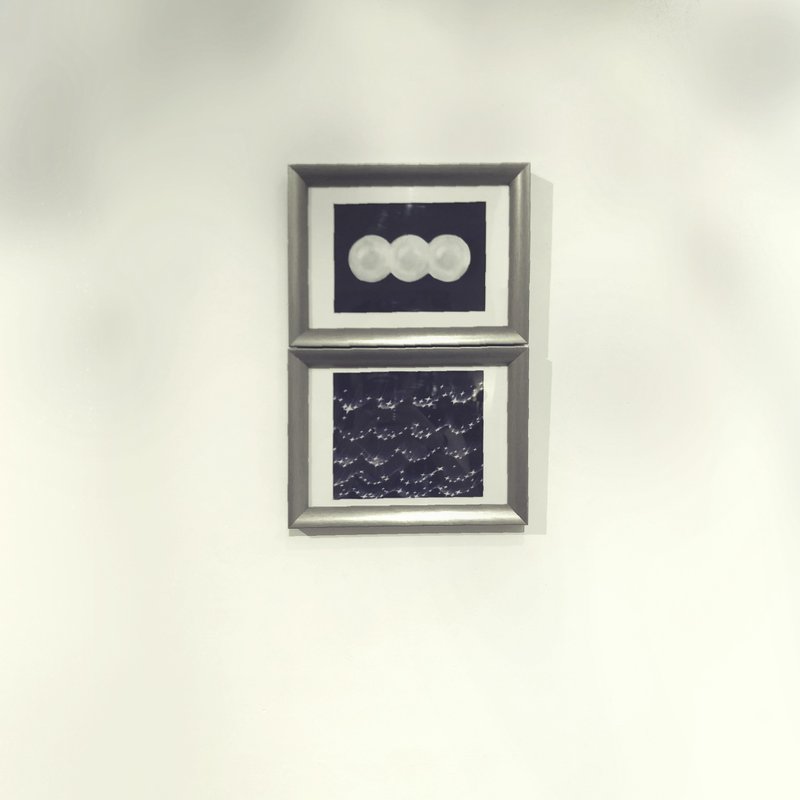 凝结 & 夜波 - 海报/装饰画/版画 - 纸 银色