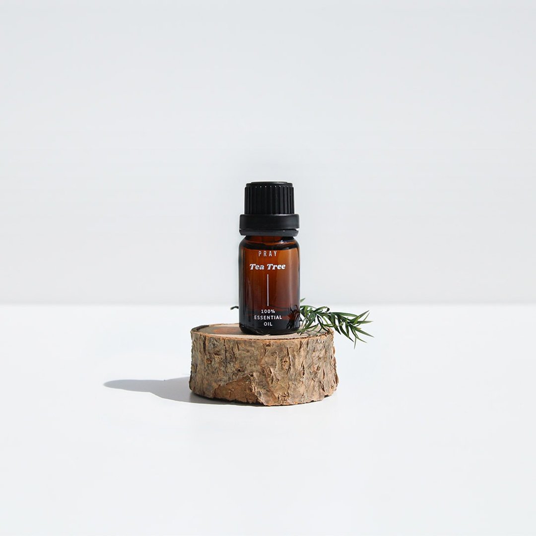 【韩国 PRAY】天然单方精油- 茶树 /10ml - 香薰/精油/线香 - 玻璃 绿色