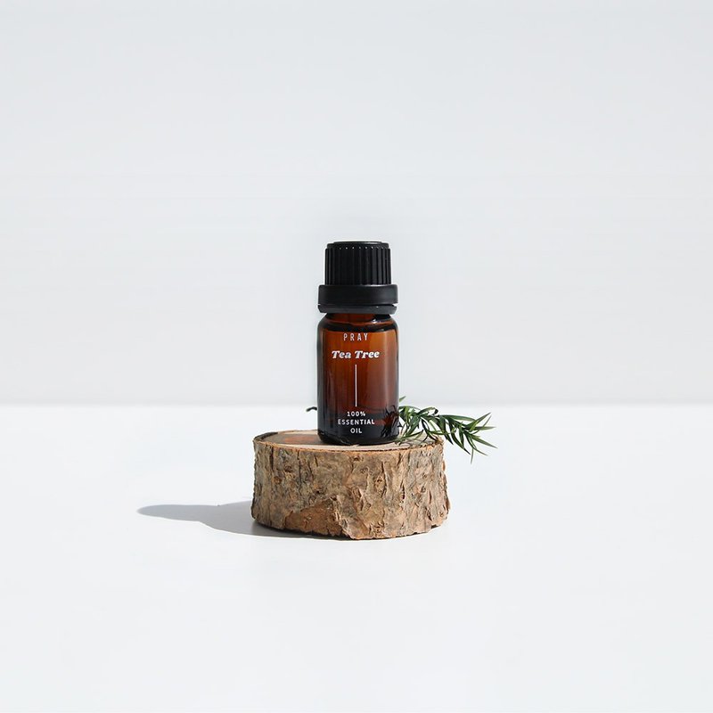 【韩国 PRAY】天然单方精油- 茶树 /10ml - 香薰/精油/线香 - 玻璃 绿色