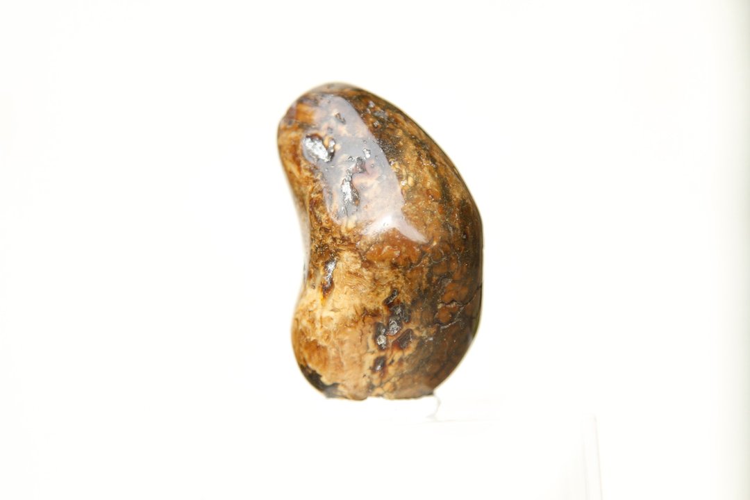 【把件系列】缅甸黄根珀  纯手工修型打磨 - 摆饰 - 宝石 