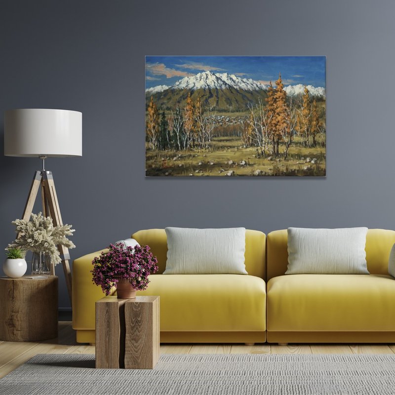 【禾木远眺】苏锦皆艺术微喷数位版画 - 海报/装饰画/版画 - 其他材质 多色