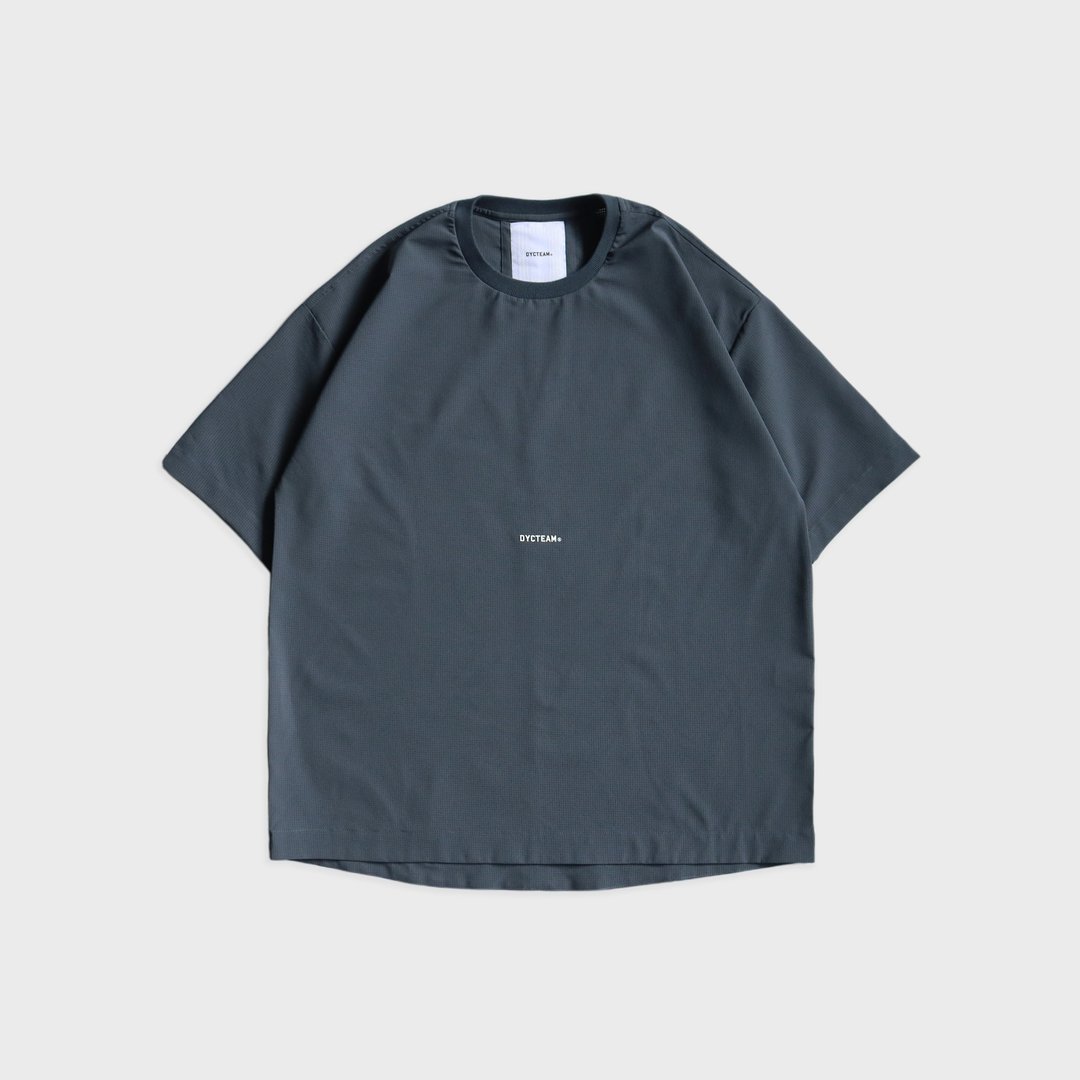 DYCTEAM -   See-through Loose Tee (gray blue) - 男装上衣/T 恤 - 其他材质 灰色