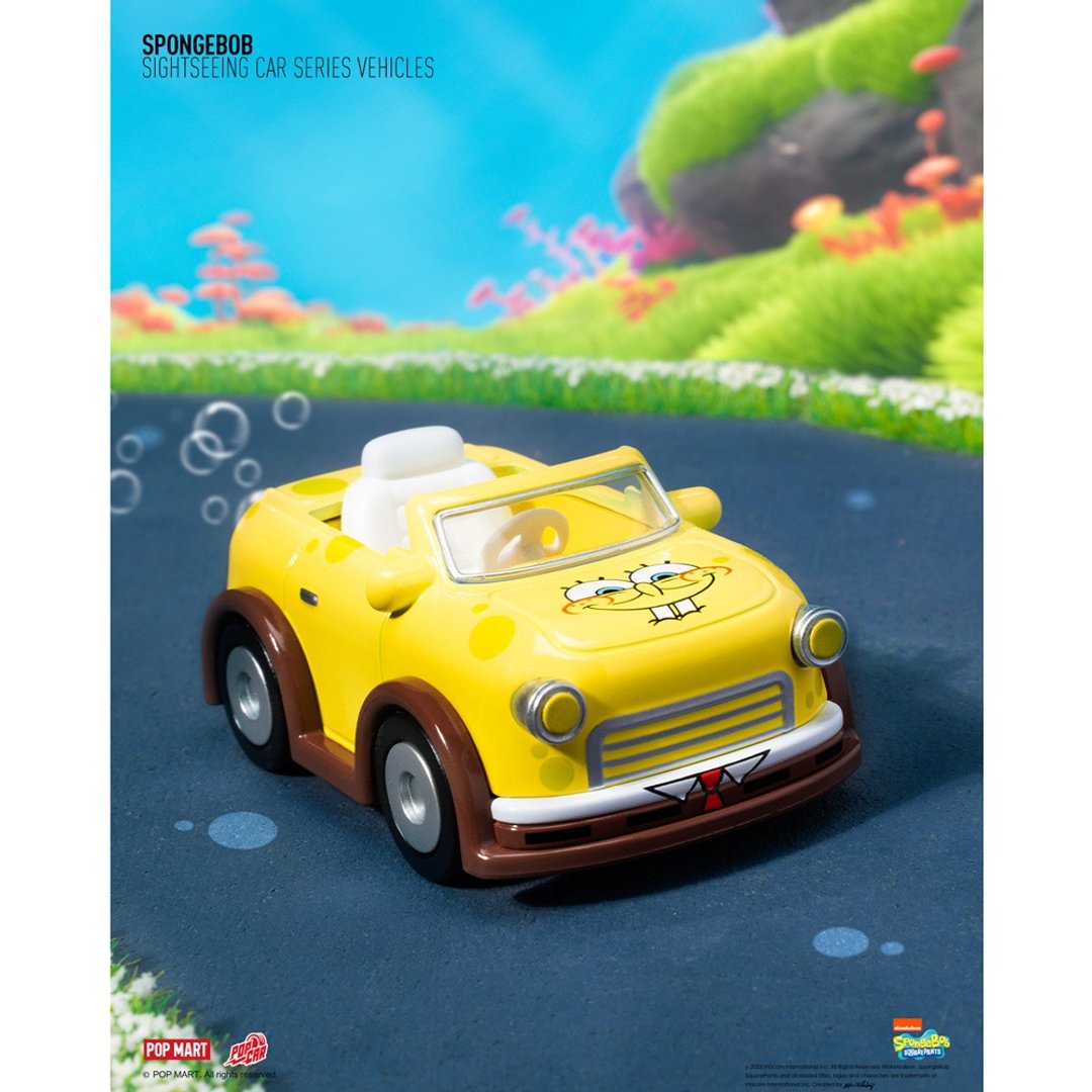 海绵宝宝观光小车系列公仔盒玩(两入随机款) - 玩偶/公仔 - 塑料 黄色