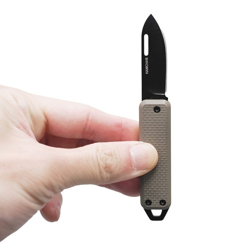 EDC 轻量化折叠口袋刀 - 露营用品 - 不锈钢 