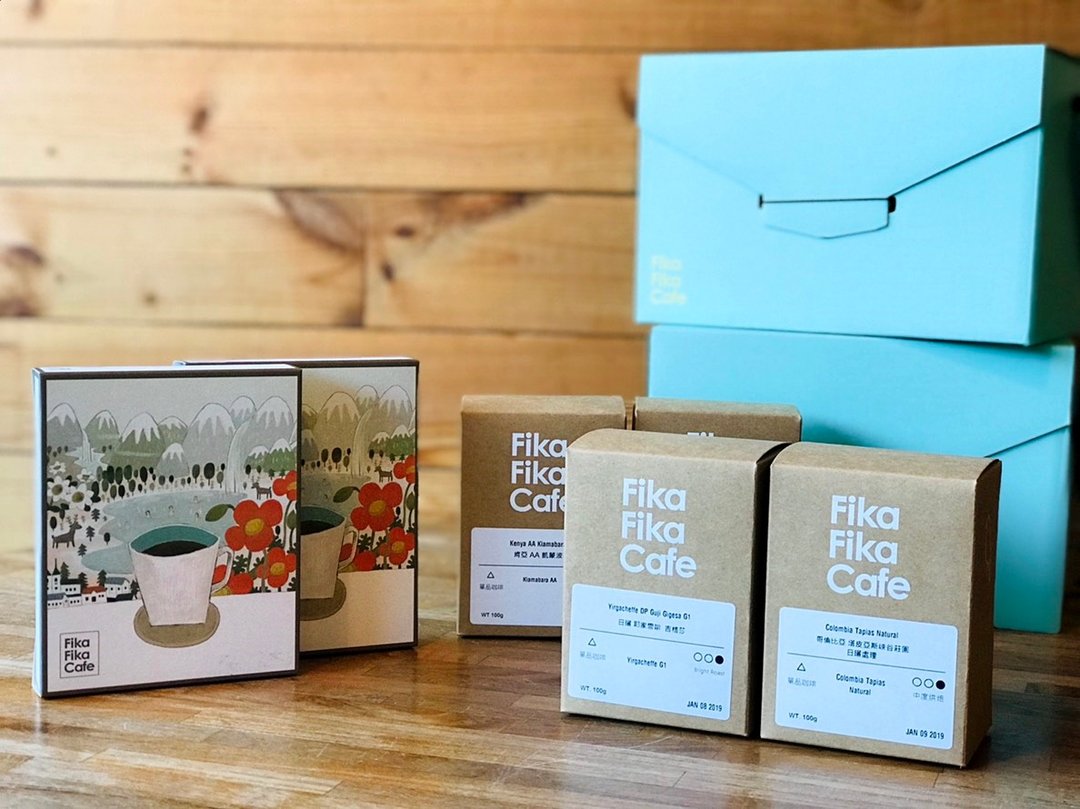 Fika Fika Cafe 精选礼盒推荐 三种款式 满足忙碌的您送礼的心意 - 咖啡 - 新鲜食材 咖啡色