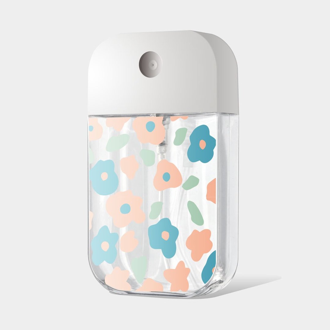 花朵 酒精瓶 防疫用品 分装瓶 卡片式喷瓶 PU003 - 收纳用品 - 塑料 粉红色