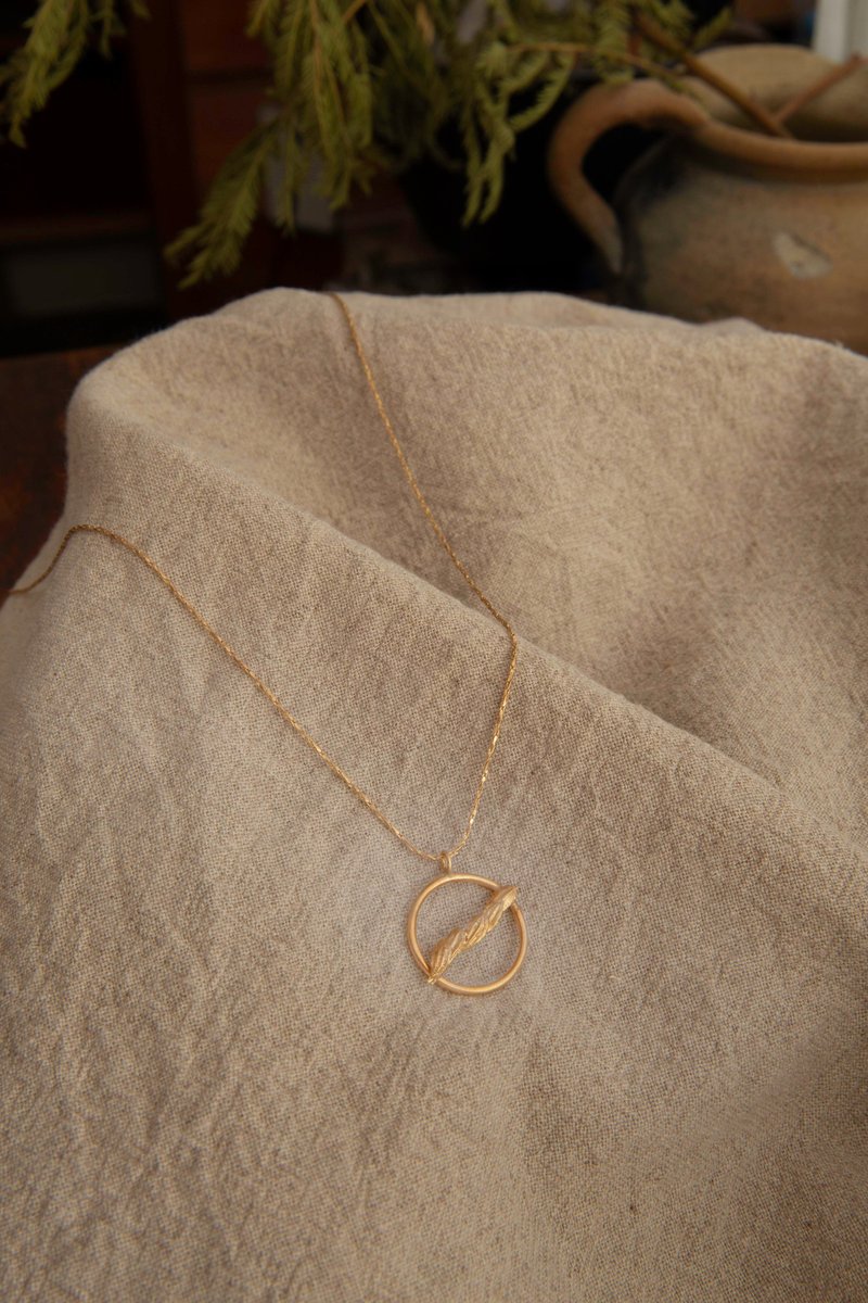 穗谷项链 Harvest in the Valley Necklace - 项链 - 铜/黄铜 金色