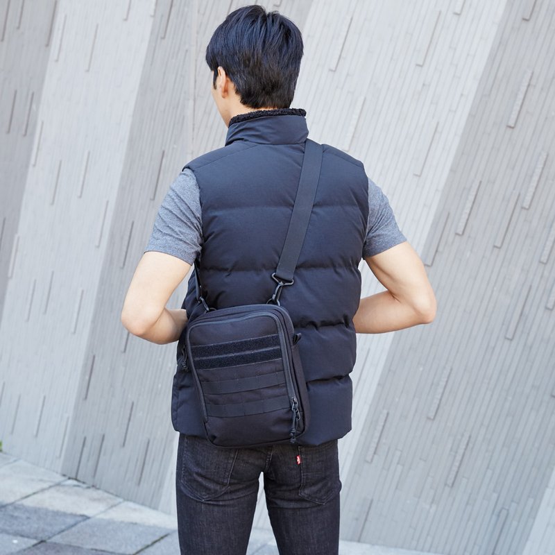 10.5寸 iPad Pro EDC Kit 斜背包 - 侧背包/斜挎包 - 尼龙 黑色