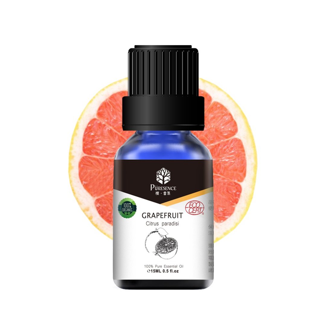 朴香氛PÜRESENCE有机葡萄柚精油(Grapefruit)15ml - 香薰/精油/线香 - 精油 橘色
