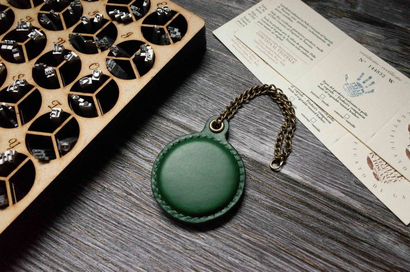 造型悠游卡 晶片吊饰－A款－绿色 - 证件套/卡套 - 真皮 绿色