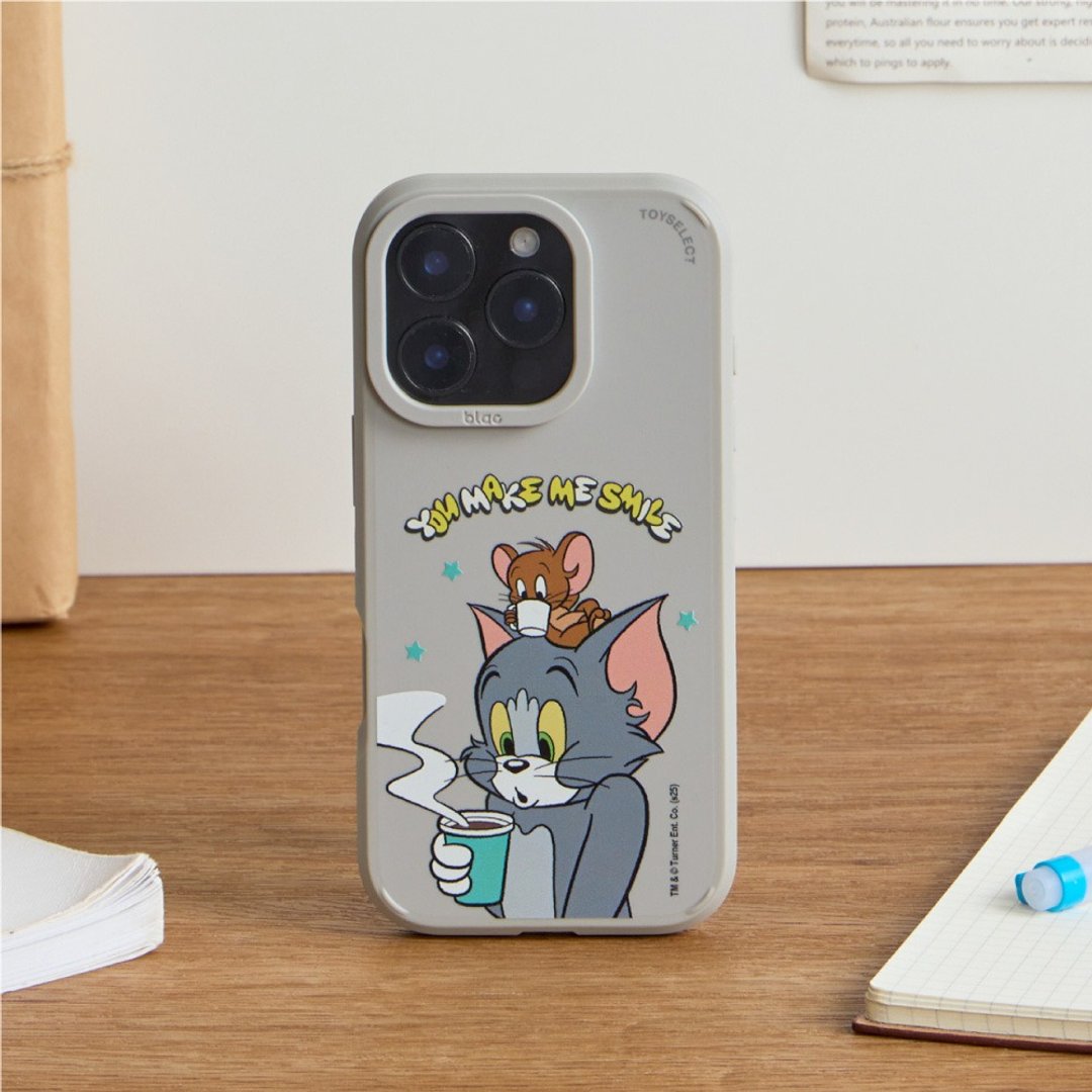 汤姆猫与杰利鼠享受咖啡峡谷强悍MagSafe iPhone手机壳 - 手机壳/手机套 - 塑料 多色