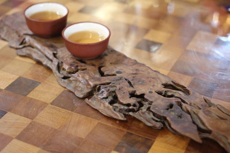 【送礼好物】硬木 树瘤花展板 底座 三峡日月坊出品 - 摆饰 - 木头 