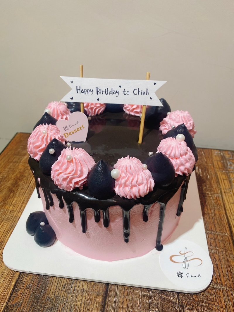 限自取 blackpink 定制化蛋糕 定制化 生日蛋糕 铄甜点 生日礼物 - 蛋糕/甜点 - 新鲜食材 