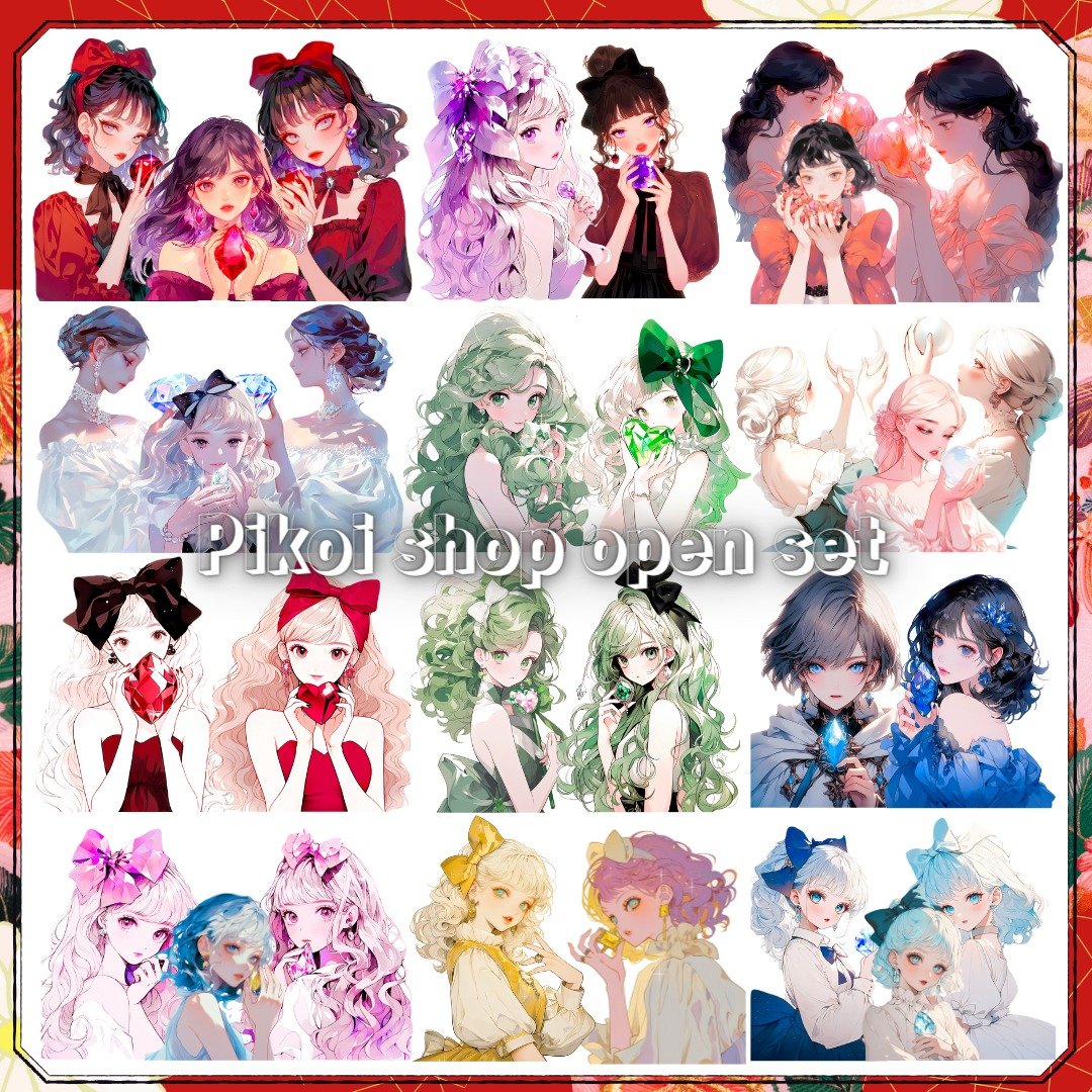 Pinkoi 品牌开幕纪念福袋组合 - 贴纸 - 纸 