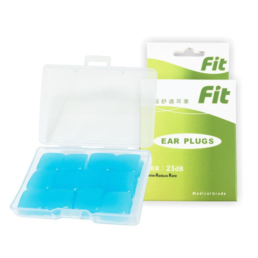 【FIT】硅胶耳塞-蓝色12入 柔软可塑 隔音防噪  睡眠 - 内付收纳 - 其他 - 硅胶 绿色