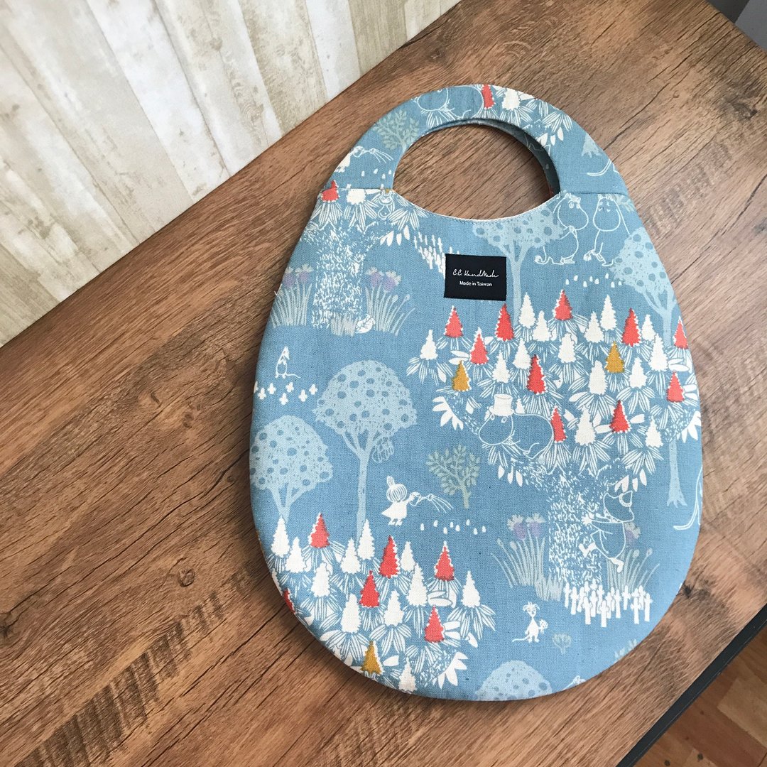【仅一件 】北欧风蛋型包 Egg Bag / 手提包 - 手提包/手提袋 - 棉．麻 多色