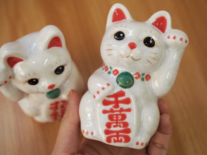 京烧 清水烧 |花结晶 迷你 白 左手 千万両 - 摆饰 - 陶 