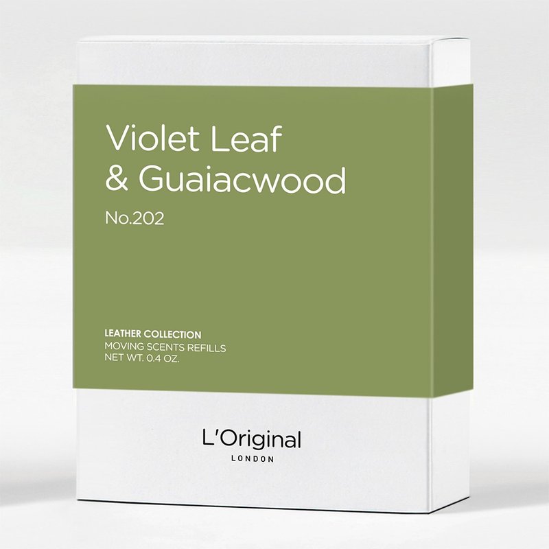 英国L'Original皇家小羊皮车用香氛补充装-紫罗兰叶与愈创木 - 香薰/精油/线香 - 环保材料 绿色