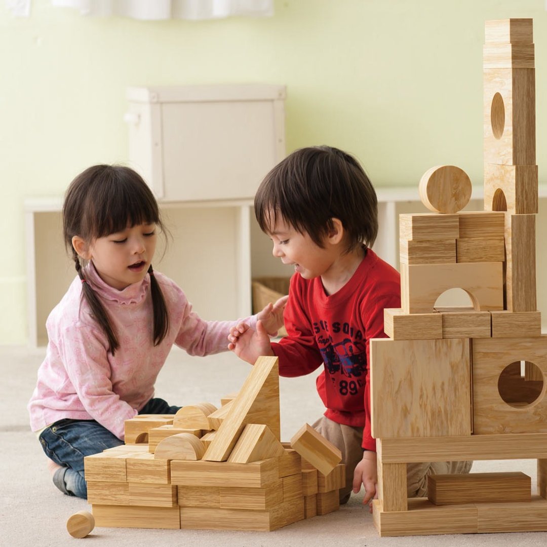 Weplay 软质木纹积木 - 152件 - 玩具/玩偶 - 其他材质 咖啡色