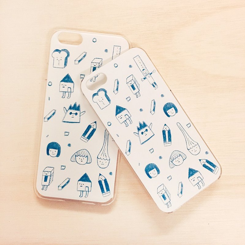 蓝色蜡笔 / 手机壳 / iPhone5/5s/se/6/6s/6plus/7/7plus - 手机壳/手机套 - 塑料 蓝色