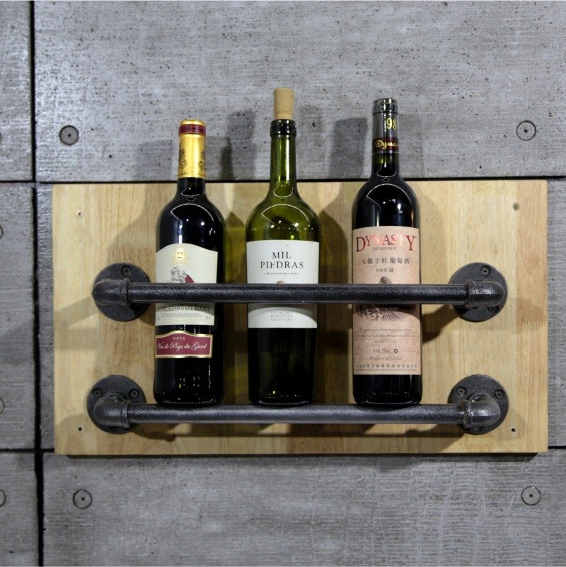 【阀匠工坊】美式乡村复古水管置物架二层置物架 - 收纳用品 - 木头 