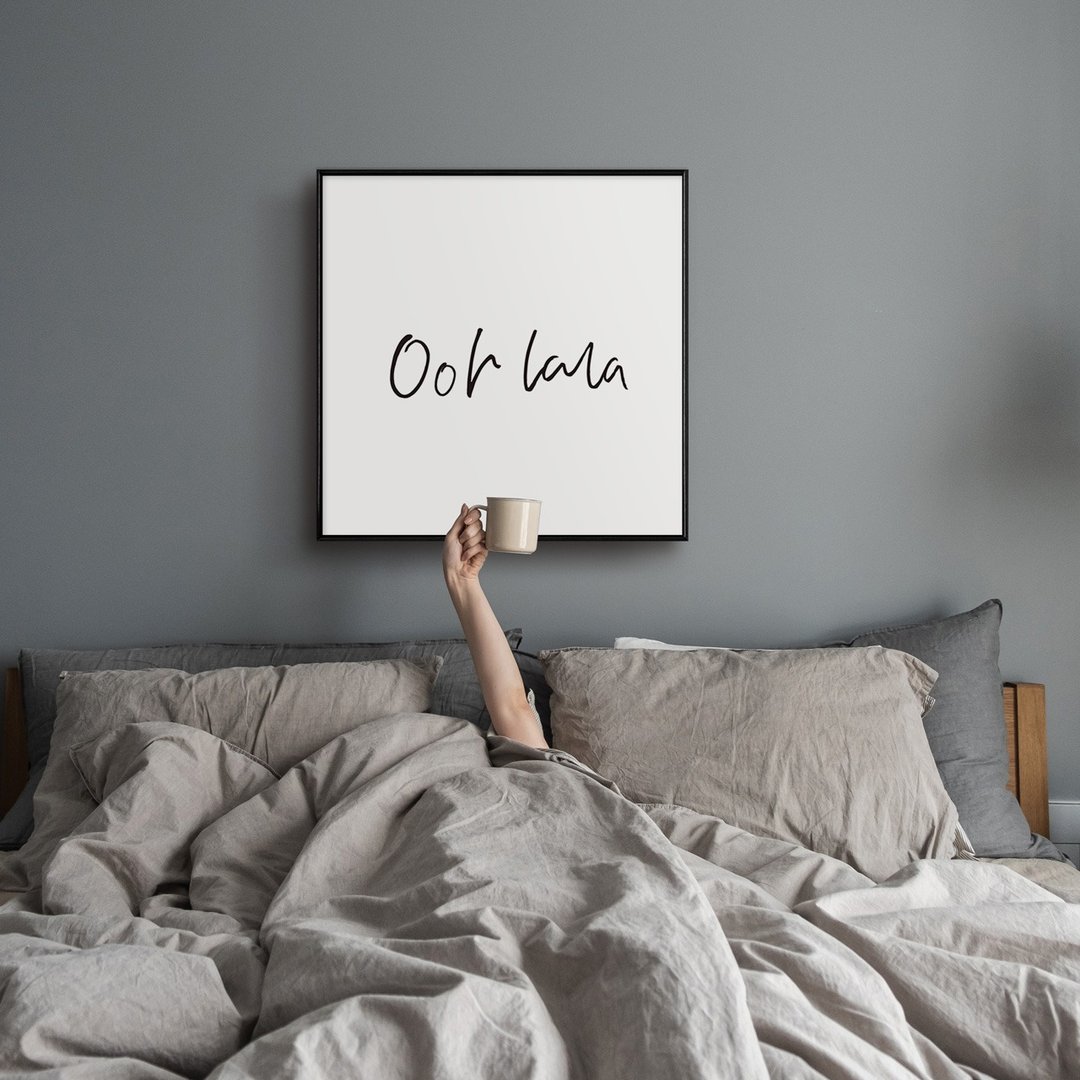 Ooh LALA-法式字母装饰画/创意挂画/情人节礼物/周年纪念/床头/画 - 海报/装饰画/版画 - 棉 多色