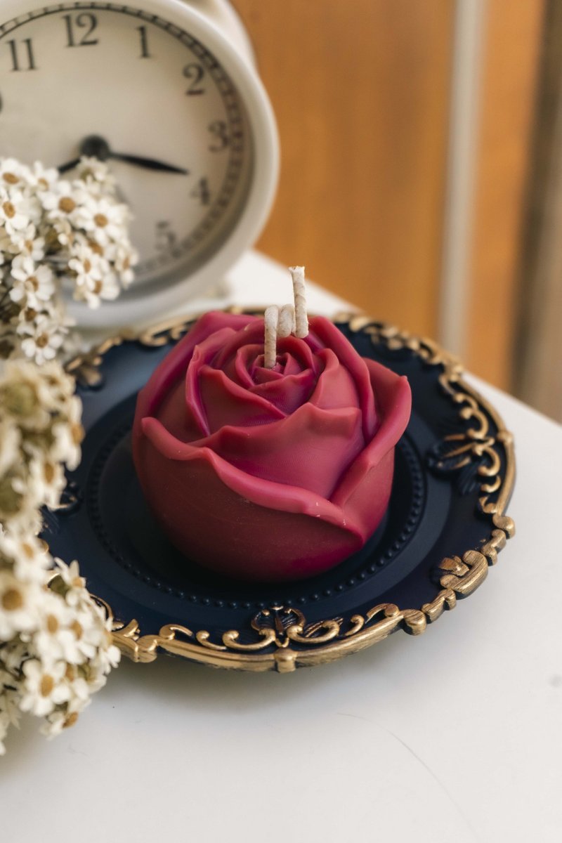 玫瑰香氛蜡烛礼盒 - 订制香气 - 蜡烛/烛台 - 蜡 多色