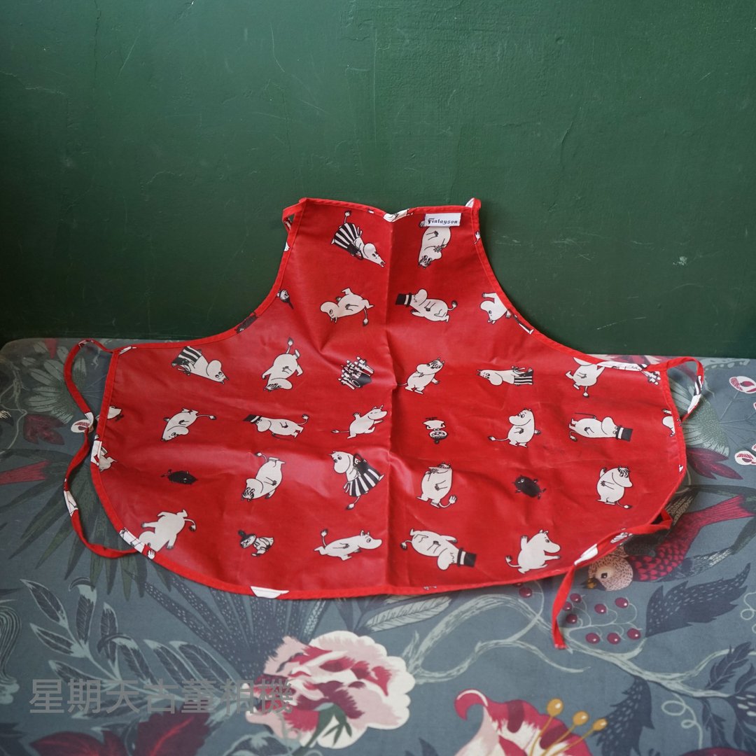 老件 儿童围裙 Moomin Finlayson kids apron - 围裙 - 其他材质 红色
