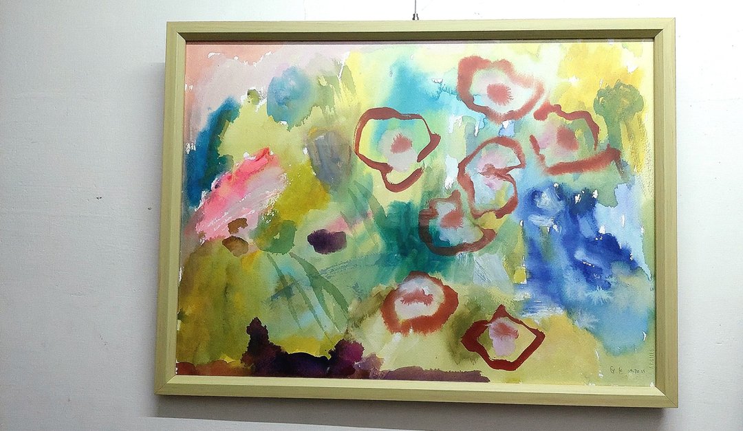 原画 繁花之地 - 海报/装饰画/版画 - 纸 绿色