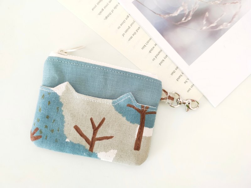 数树 小耳包/零钱包 - 零钱包 - 棉．麻 