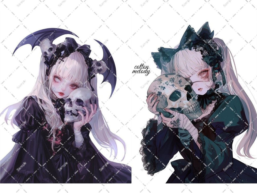 original sticker no.6327 人物贴纸 原创贴纸 人物贴纸 女孩贴纸 原创人物贴纸 - 贴纸 - 纸 