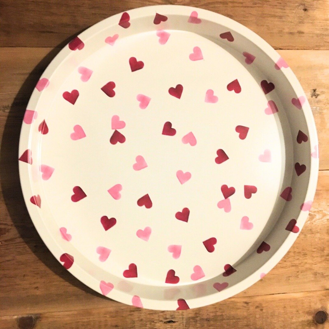 Pink Hearts 爱心浅盘糖果礼盒组【英国糖迷你包 12 包入】 - 盘子/餐盘/盘架 - 其他材质 粉红色