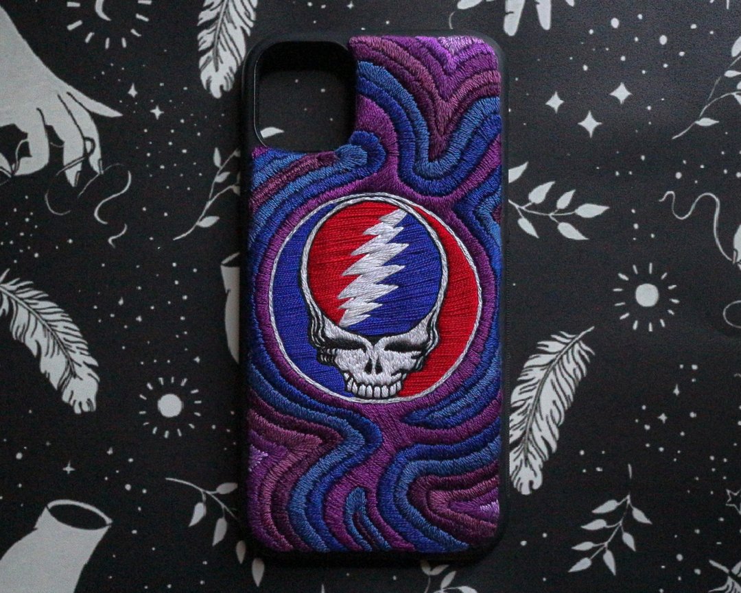 Psychedelic Grateful dead - 手机壳/手机套 - 绣线 多色