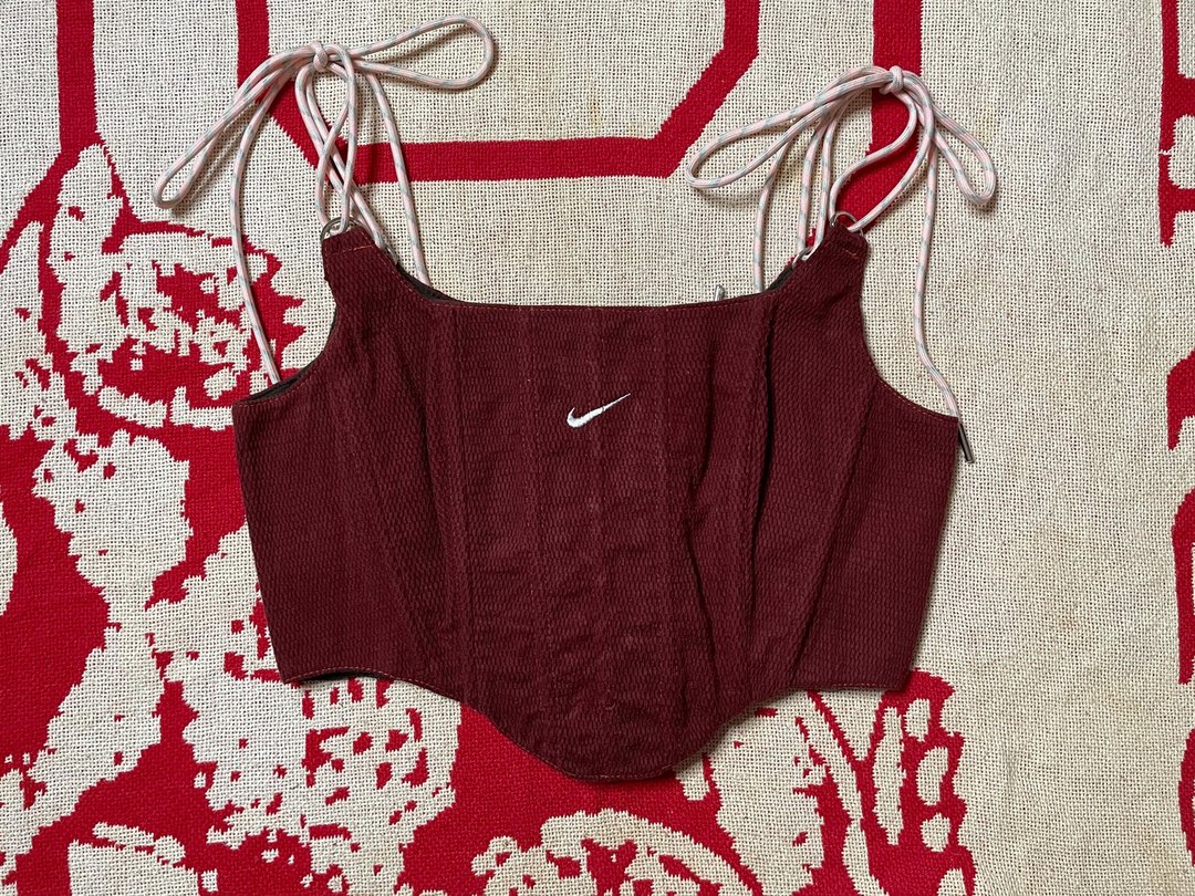 REGETHER 古着改制 NIKE 马甲 BRA TOP -01 - 女装背心 - 棉．麻 红色